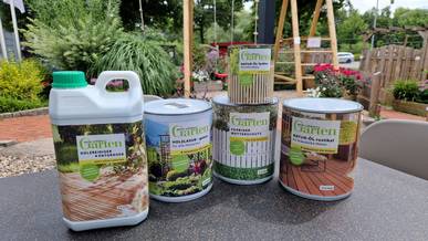 Pflegemittel für Garten und Terrasse