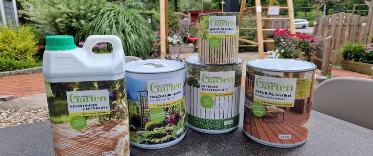 Pflegemittel für Garten und Terrasse