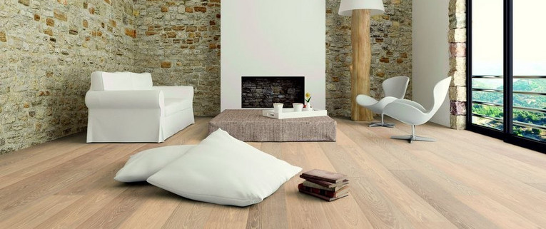 Parkett Eiche gebürstet - mehr Atmosphäre geht kaum