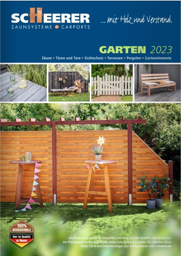 Gartenkatalog von Scheerrer